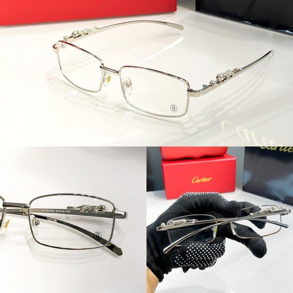 Cartier Silver Frame 215 Sunglasses - Image 2