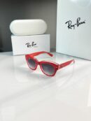 Rayban red black 2186