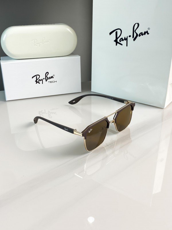 Rayban04 gold brown - Image 6