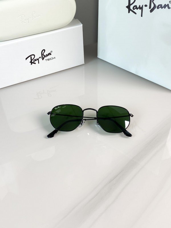 Rayban black green hexaga 3548 - Image 6