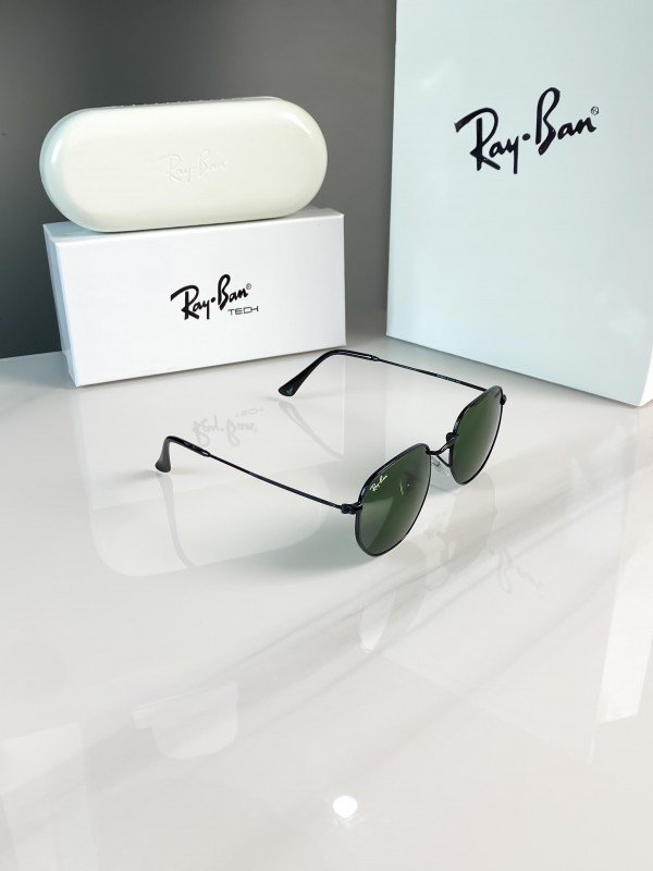 Rayban black green hexaga 3548 - Image 5