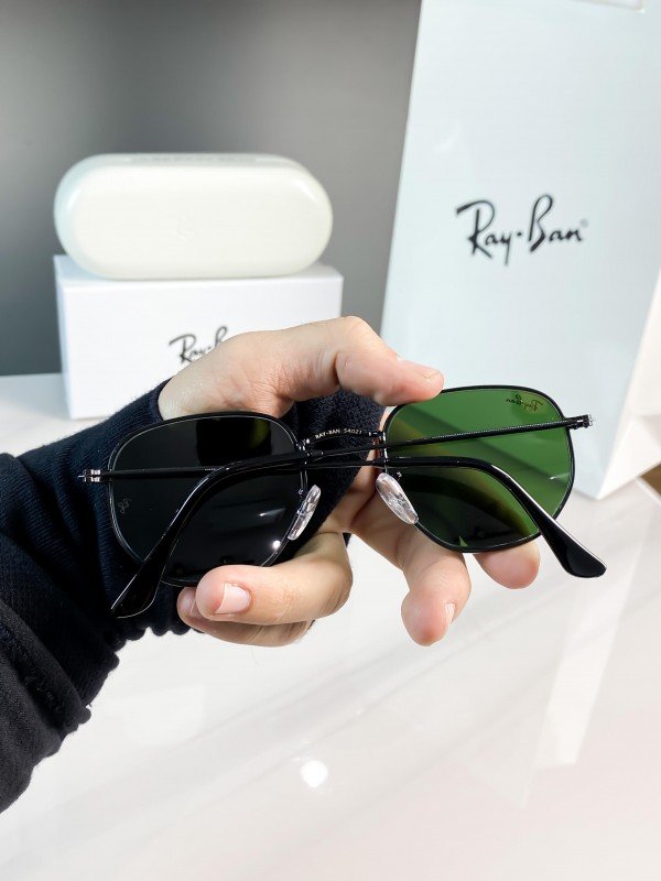 Rayban black green hexaga 3548 - Image 3