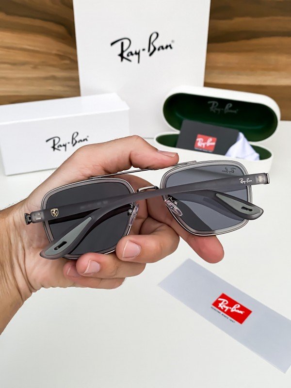 Rayban06 grey black - Image 7