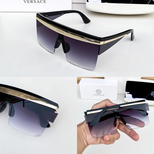 Versace Black Shaded 61 Sunglasses - Image 3