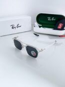 RAYBAN04 WHITE BLACK