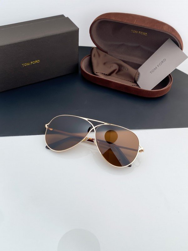 Tom Ford Gold Brown 0488 Sunglasses - Image 6