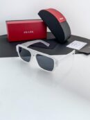 Prada White Black 22Y Sunglasses