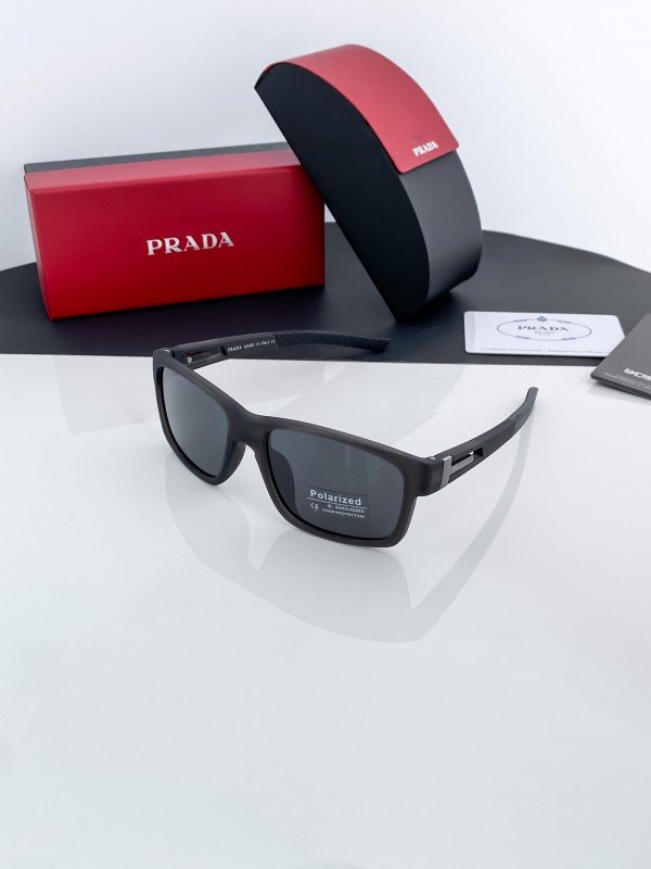Prada Grey Black 9915 Sunglasses