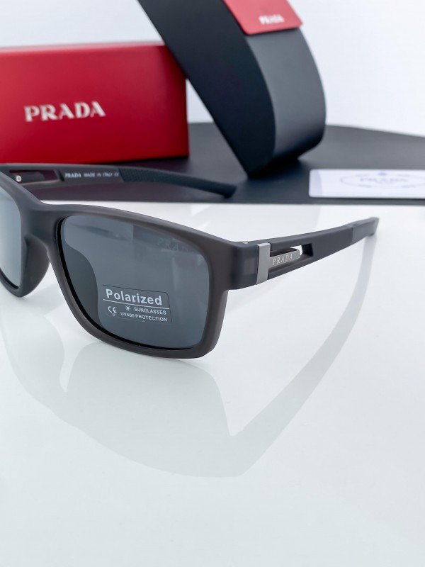 Prada Grey Black 9915 Sunglasses - Image 8