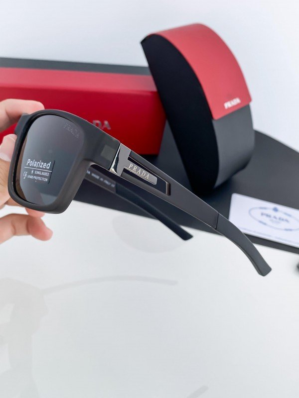 Prada Grey Black 9915 Sunglasses - Image 6