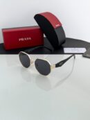 Prada Gold Black 97S Sunglasses
