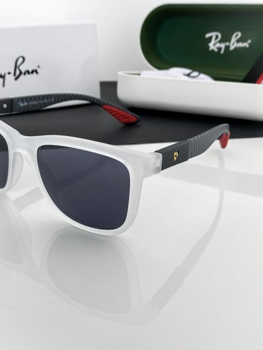 RAYBAN WHITE BLACK 8342 - Image 4