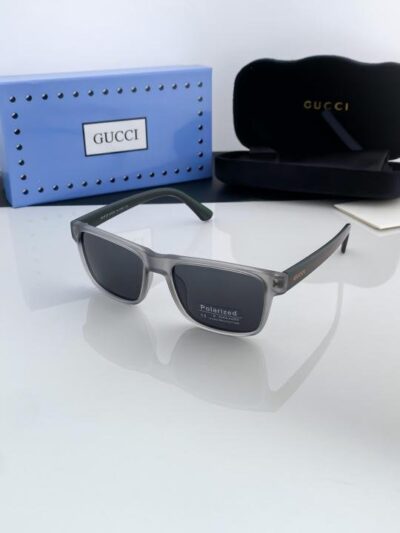 Gucci Grey Black 83123 Sunglasses