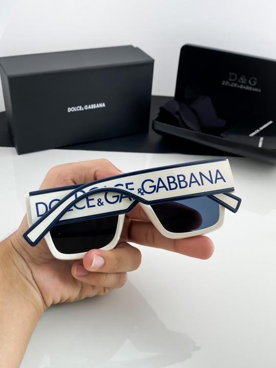 Dolce & Gabbana White Blue 6184 Sunglasses - Image 3
