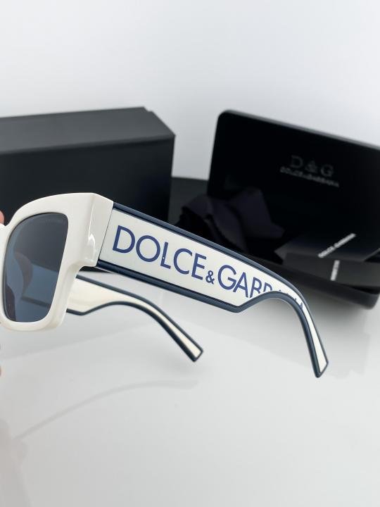 Dolce & Gabbana White Blue 6184 Sunglasses - Image 4