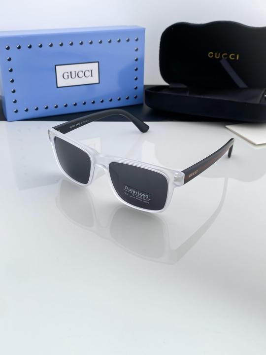 Gucci White Black 83123 Sunglasses