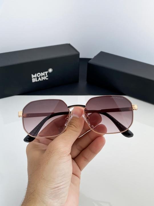 Mont Blanc Gold Purple 2253 Sunglasses - Image 3