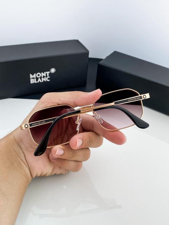 Mont Blanc Gold Purple 2253 Sunglasses - Image 4