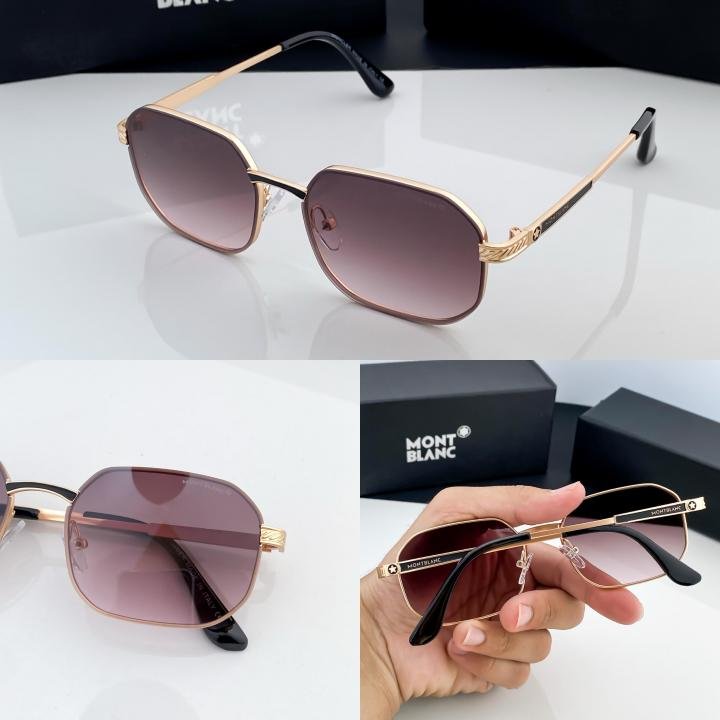 Mont Blanc Gold Purple 2253 Sunglasses - Image 2