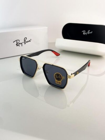 RAYBAN GOLD BLACK 10
