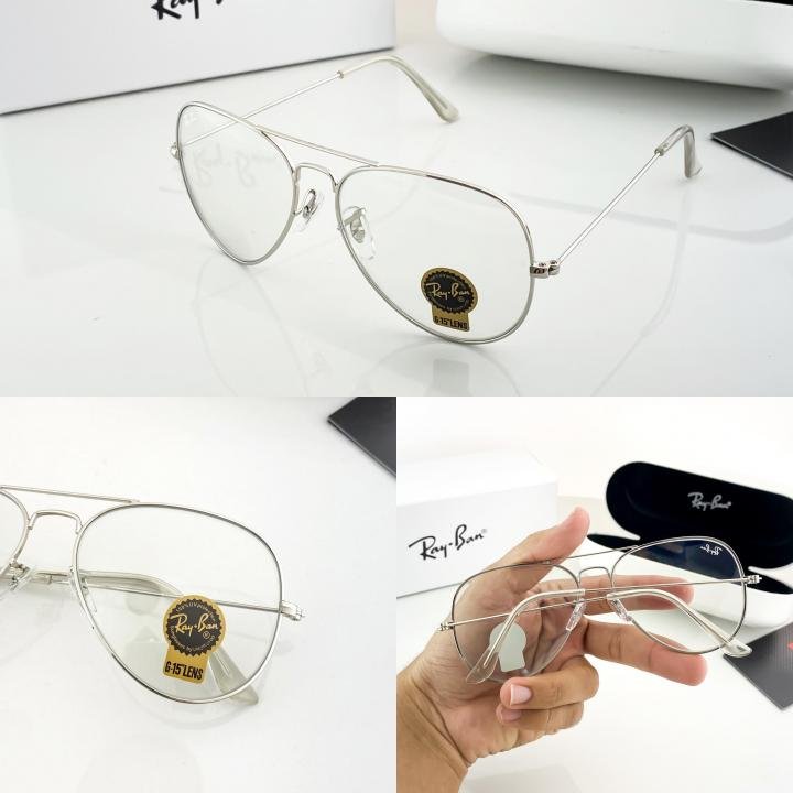 RAYBAN SILVER FRAME 3026 - Image 3
