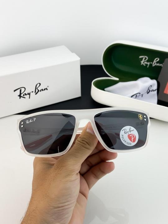 RAYBAN WHITE BLACK 3576 - Image 5