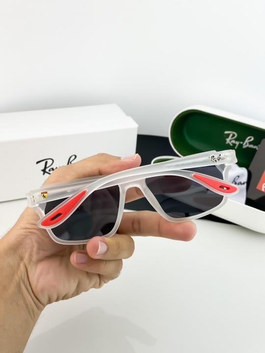 RAYBAN WHITE BLACK 3576 - Image 4