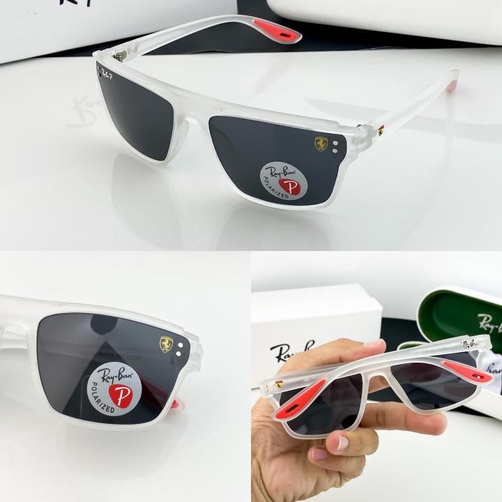 RAYBAN WHITE BLACK 3576 - Image 2