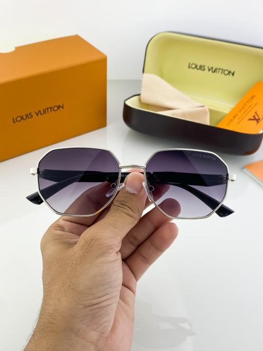 Louis Vuitton 5710 Silver Black Shaded Sunglasses - Image 4