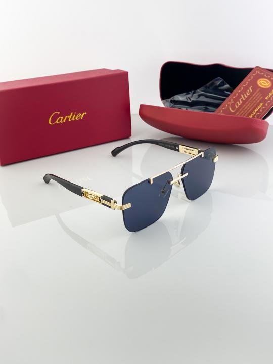Cartier Gold Black 3120 Sunglasses - Image 5