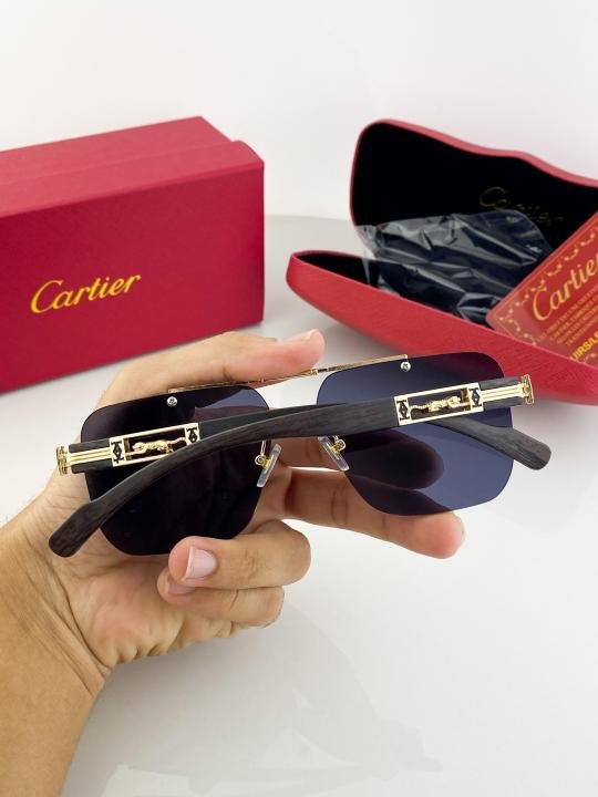 Cartier Gold Black 3120 Sunglasses - Image 4