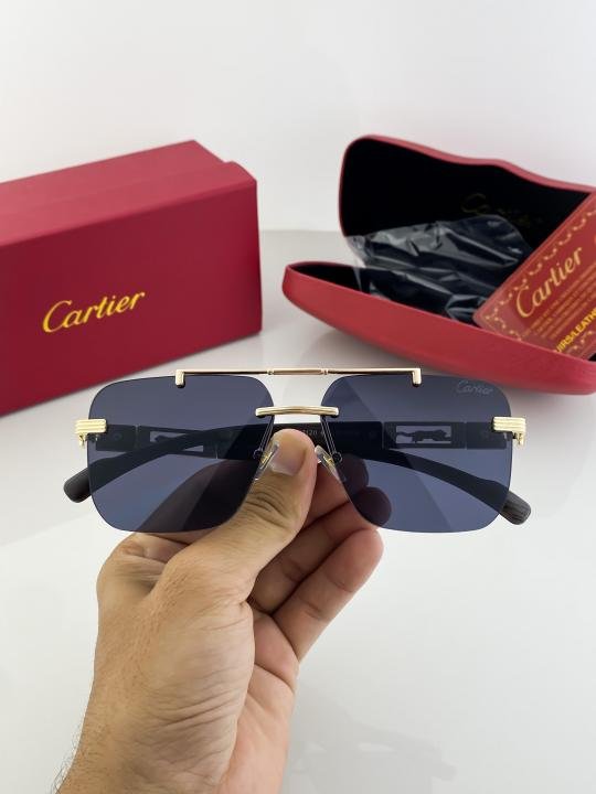 Cartier Gold Black 3120 Sunglasses - Image 3