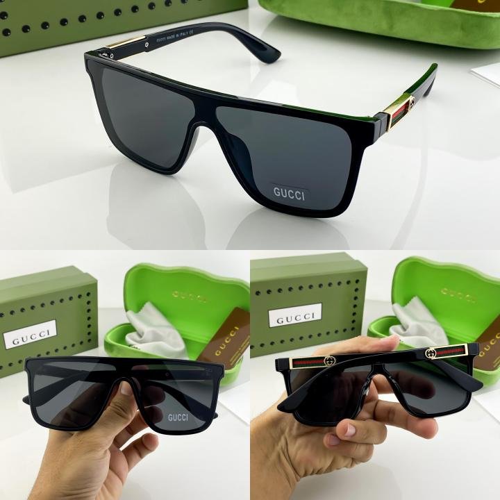 Gucci Black 566 Sunglasses - Image 2