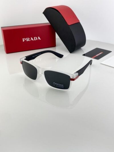 Prada White Black 78 Sunglasses