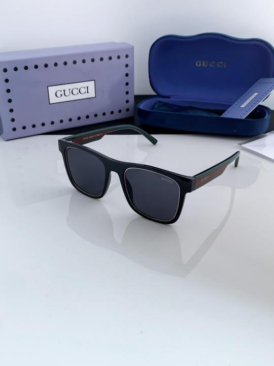 Gucci Black Green SID 1001 Sunglasses