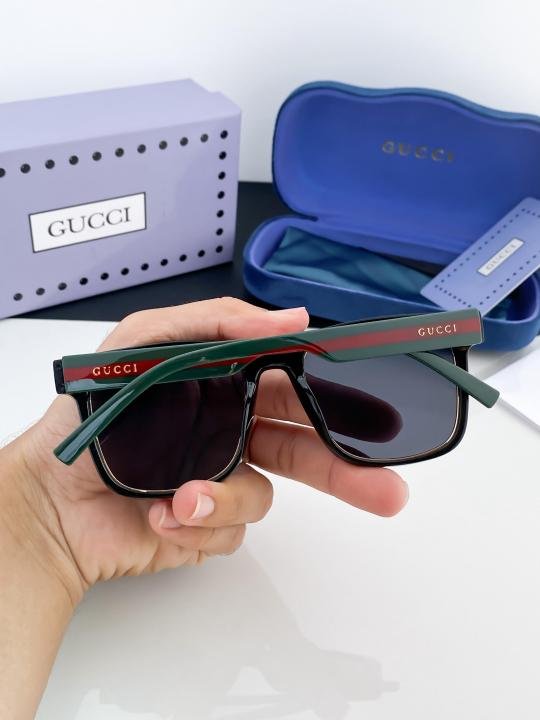 Gucci Black Green SID 1001 Sunglasses - Image 5