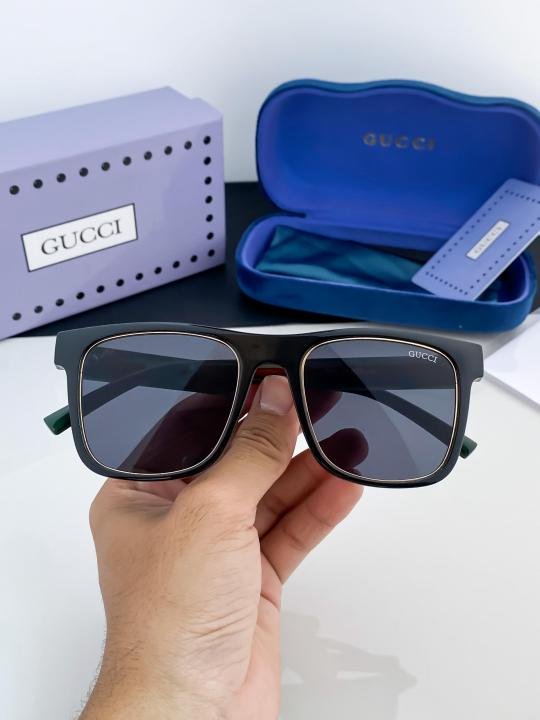 Gucci Black Green SID 1001 Sunglasses - Image 4