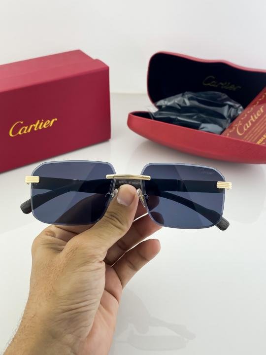 Cartier Gold Black 3116 Sunglasses - Image 5