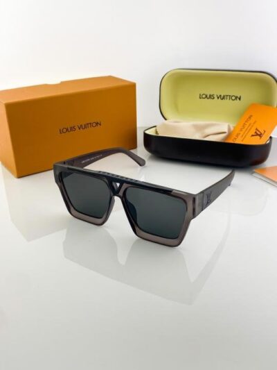 Louis Vuitton Grey Black 1502 Sunglasses
