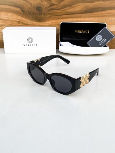 Versace Gold Black 4200 Sunglasses