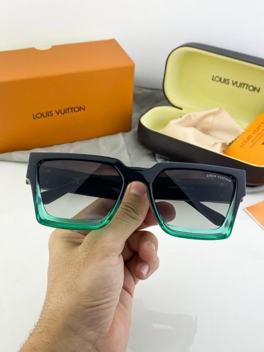 Louis Vuitton Black Blue 65N Sunglasses - Image 5