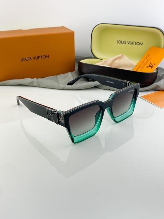 Louis Vuitton Black Blue 65N Sunglasses - Image 2