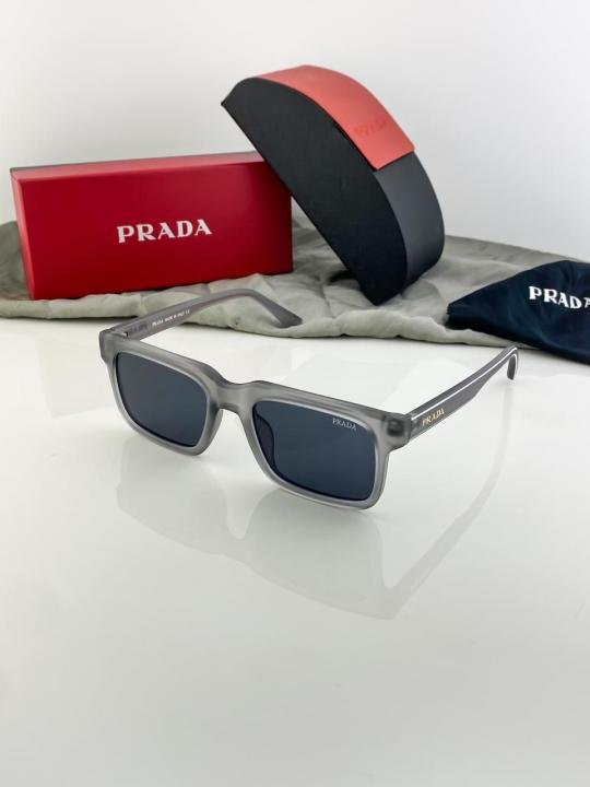 Prada Grey Black 25Z Sunglasses