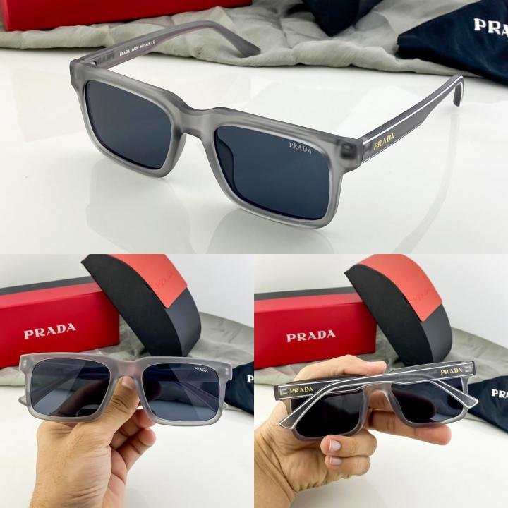 Prada Grey Black 25Z Sunglasses - Image 2