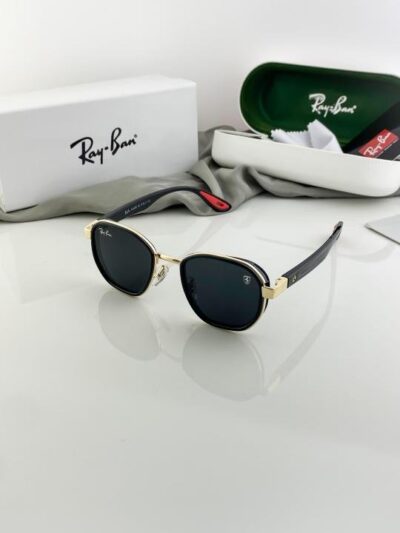 RAYBAN GOLD BLACK 3674