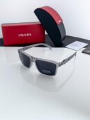 Prada Grey Black 90 Sunglasses