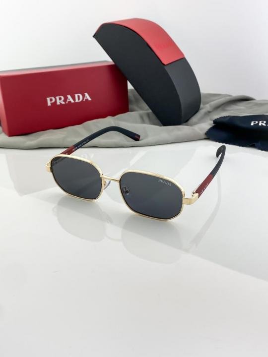 Prada Gold Black 996 Sunglasses