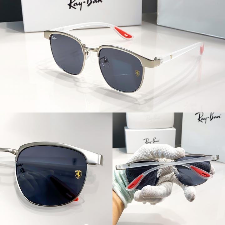 RAYBAN 03 WHITE BLACK - Image 2